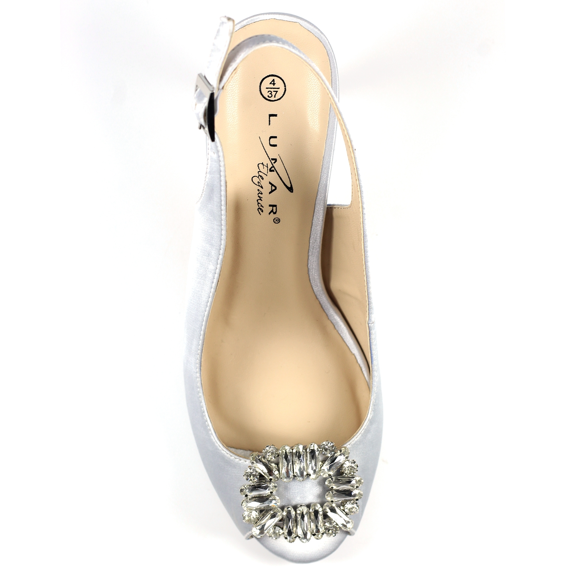 Lunar - Womens/Ladies Venice Satin Court Shoes