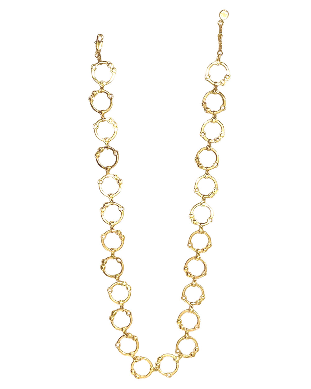 Selene Spherical Open Disc Long Necklace - Syd + Pia NYC™