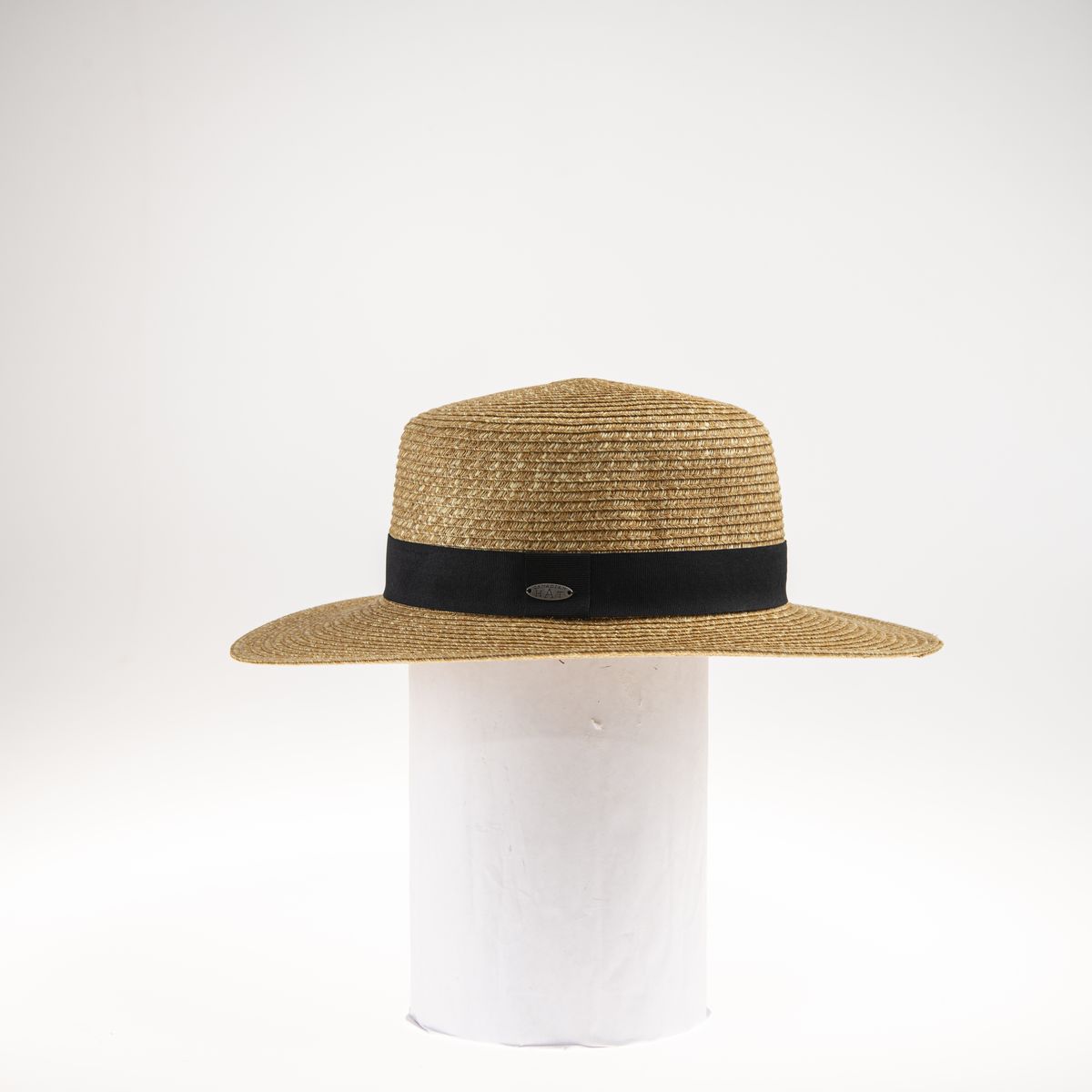 Canadian Hat 1918 - Barb Boater Hat With Grosgrain Trim