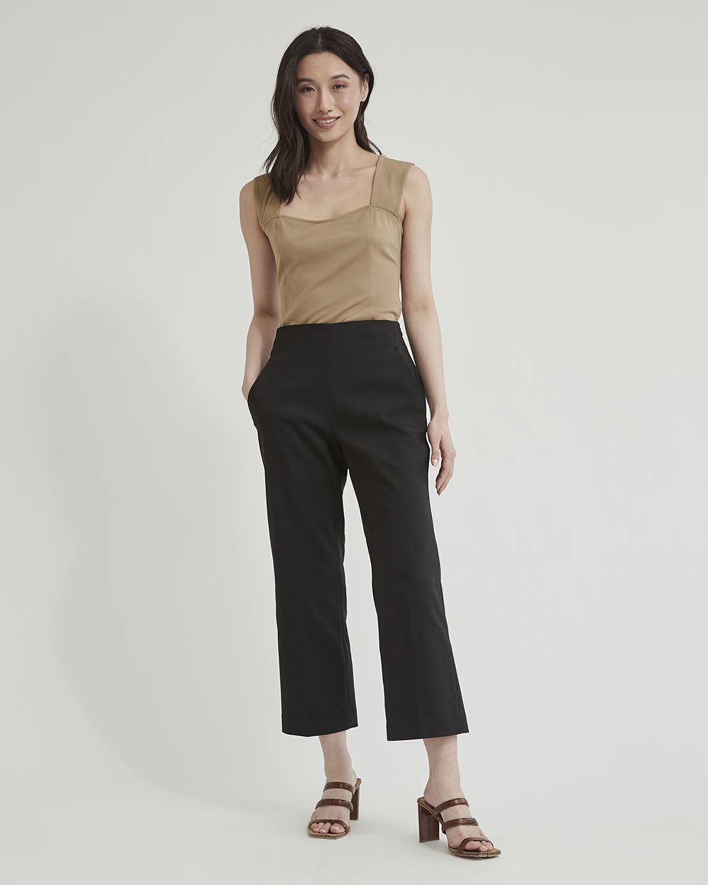 Bodycon Top with Sweatheart Neckline