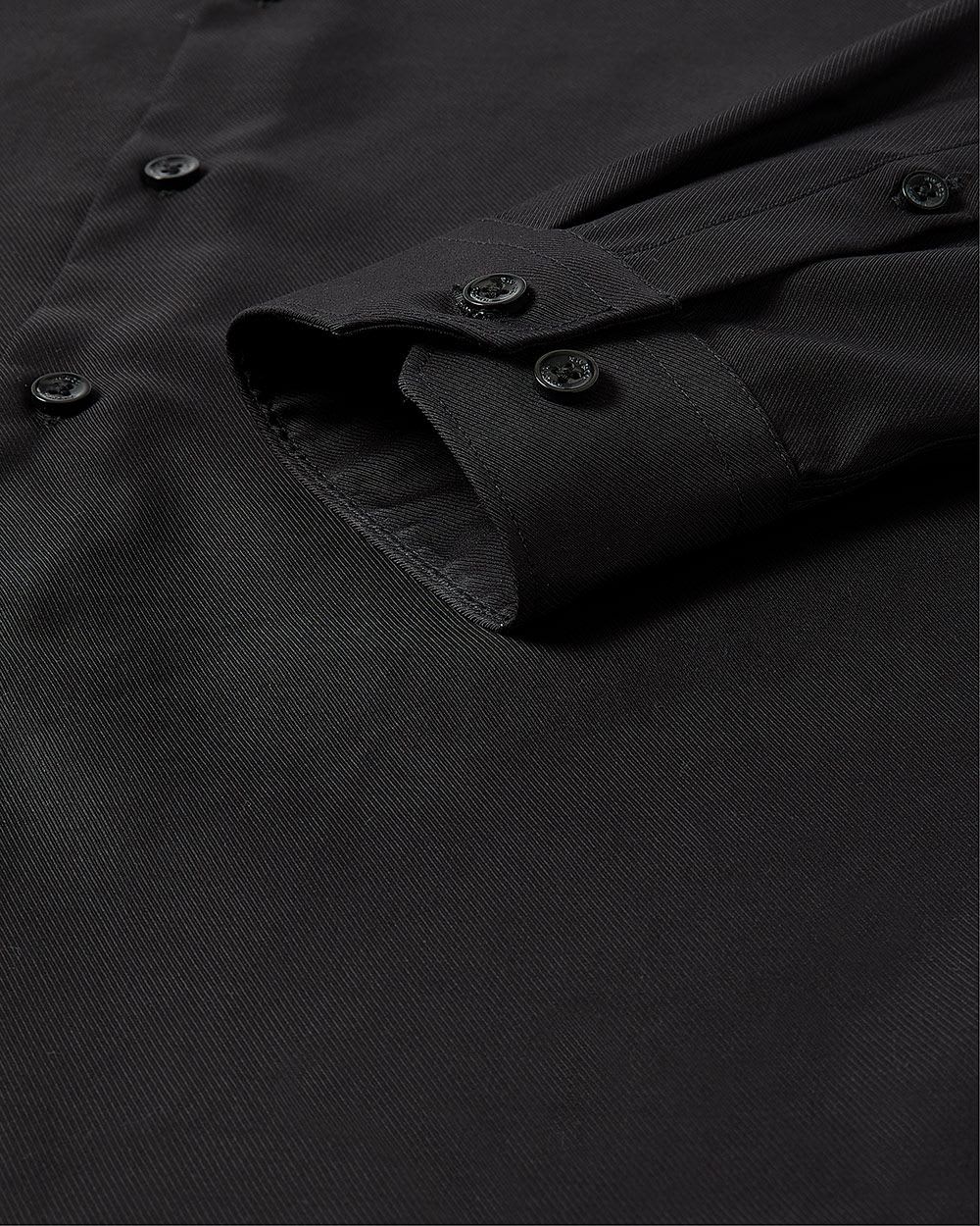 Solid Easy-care Twill Dress Shirt