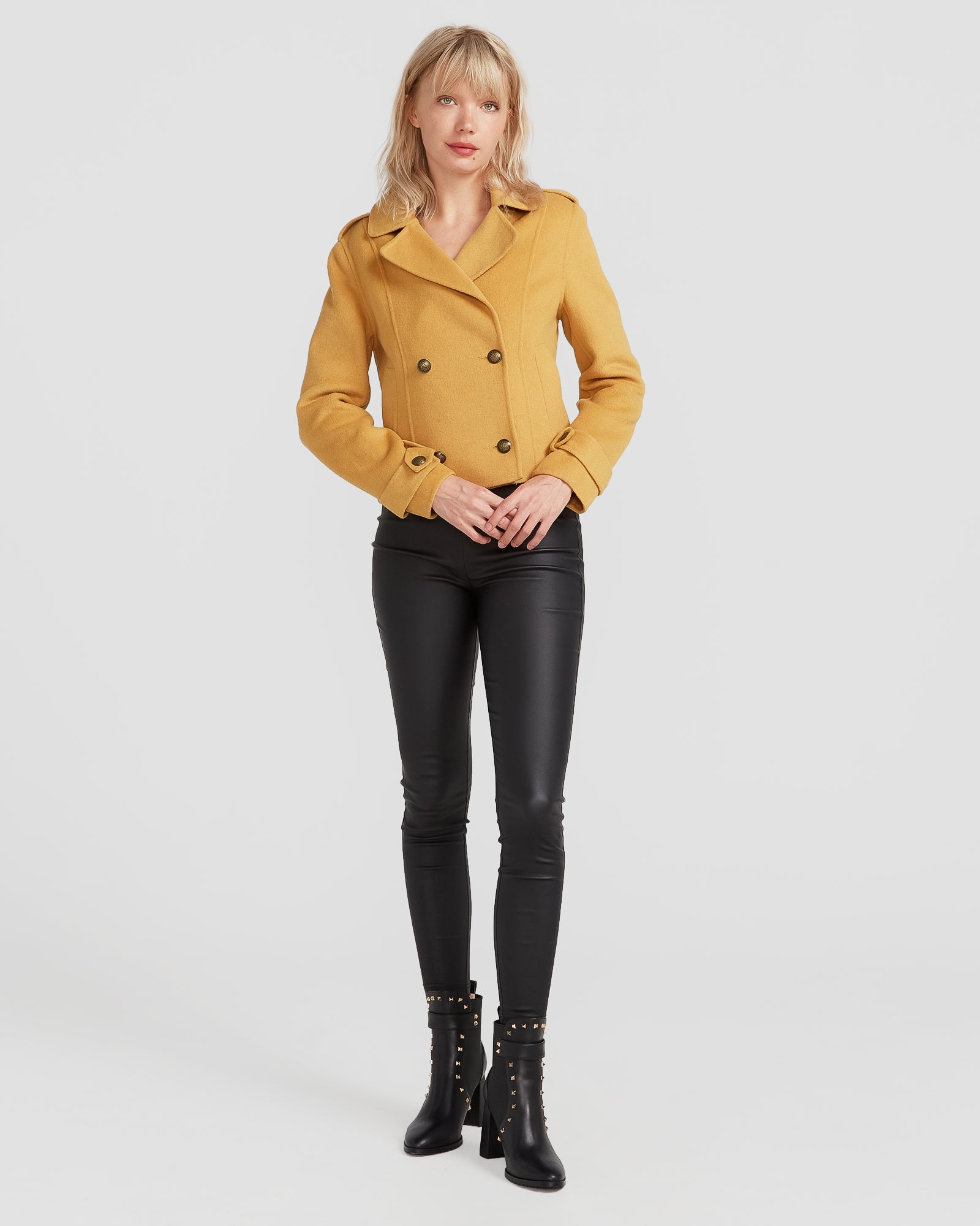 Belle & Bloom Better Off Military Peacoat