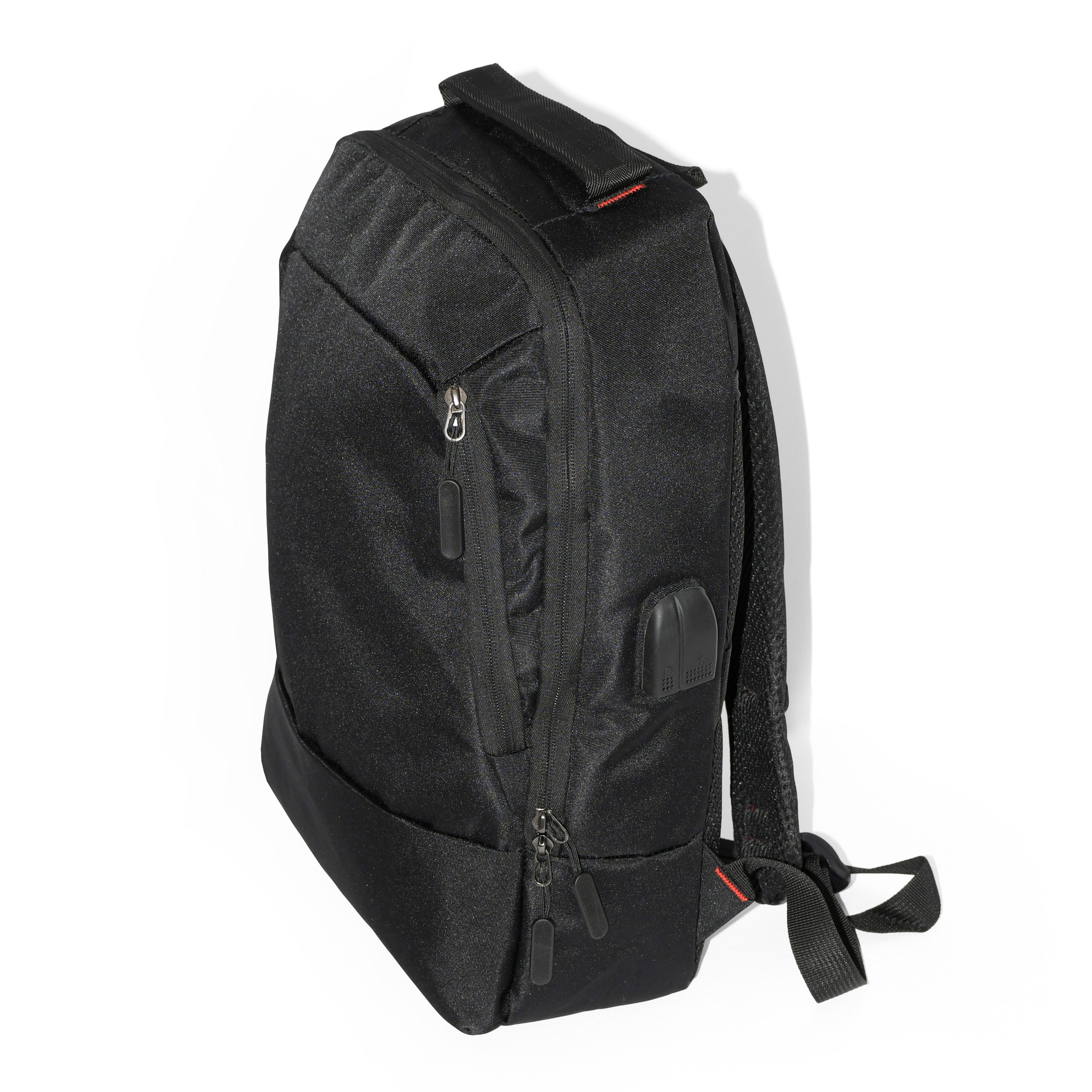 Club Rochelier Structured Backpack with Built-In USB Port