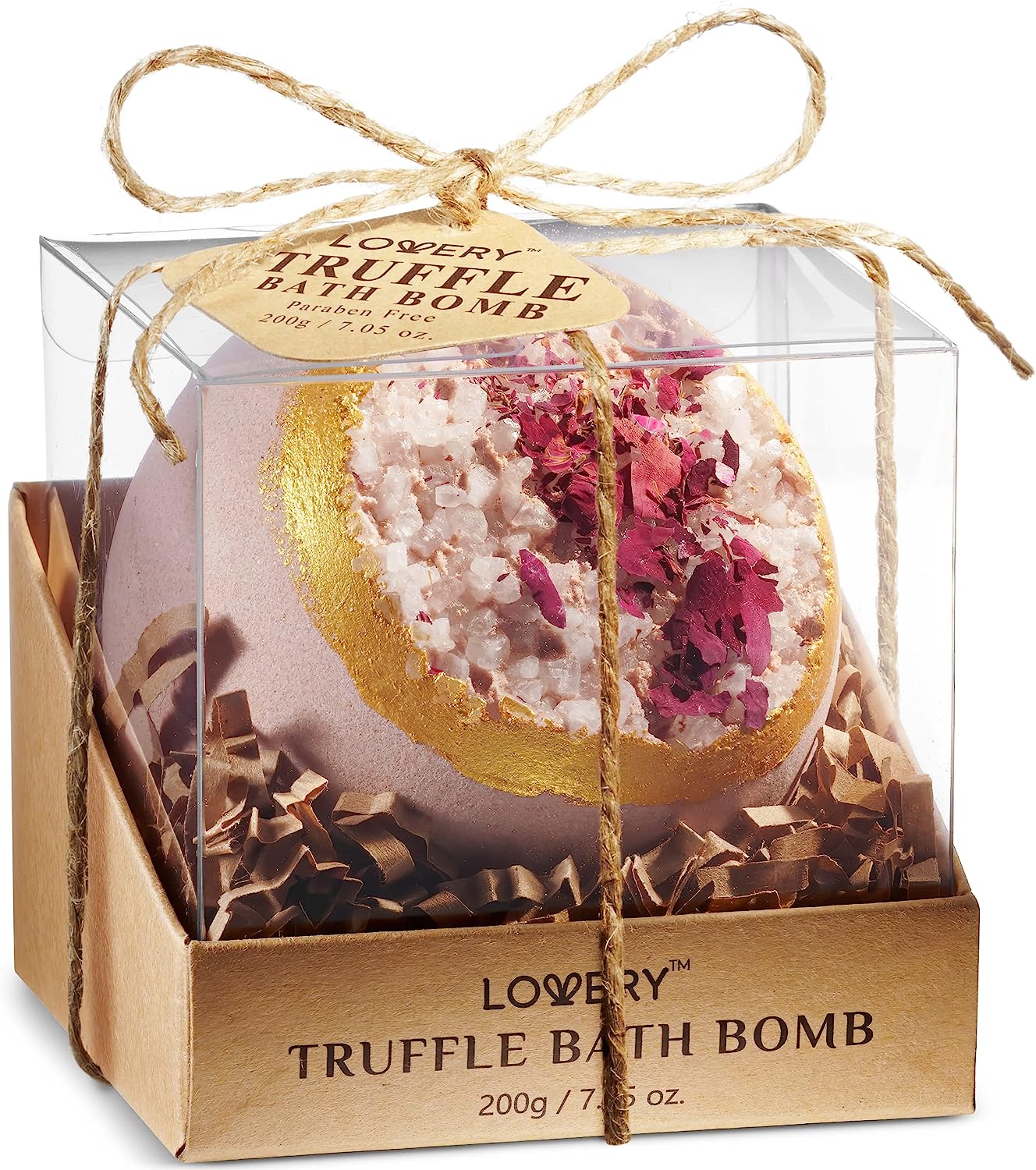 Lovery Truffle Handmade Bath Bomb, 7oz Body Care Bubble Spa Ball