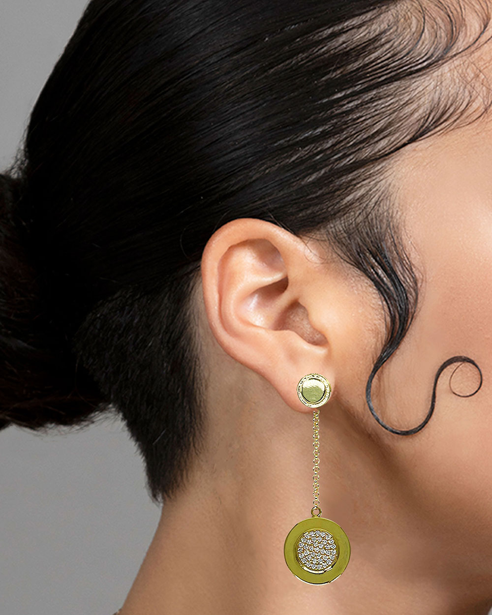 Azalea Pave Pendulum Earrings - Syd + Pia NYC™