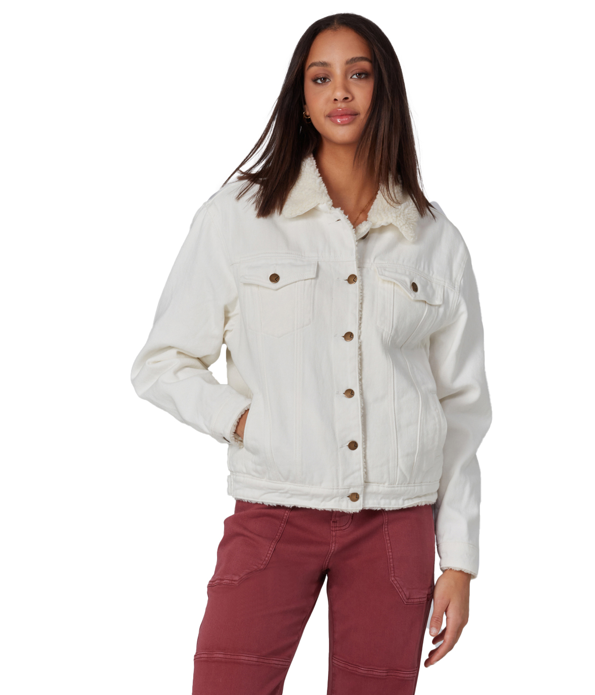 Lola Jeans RIVER-IVRY Trucker Jacket