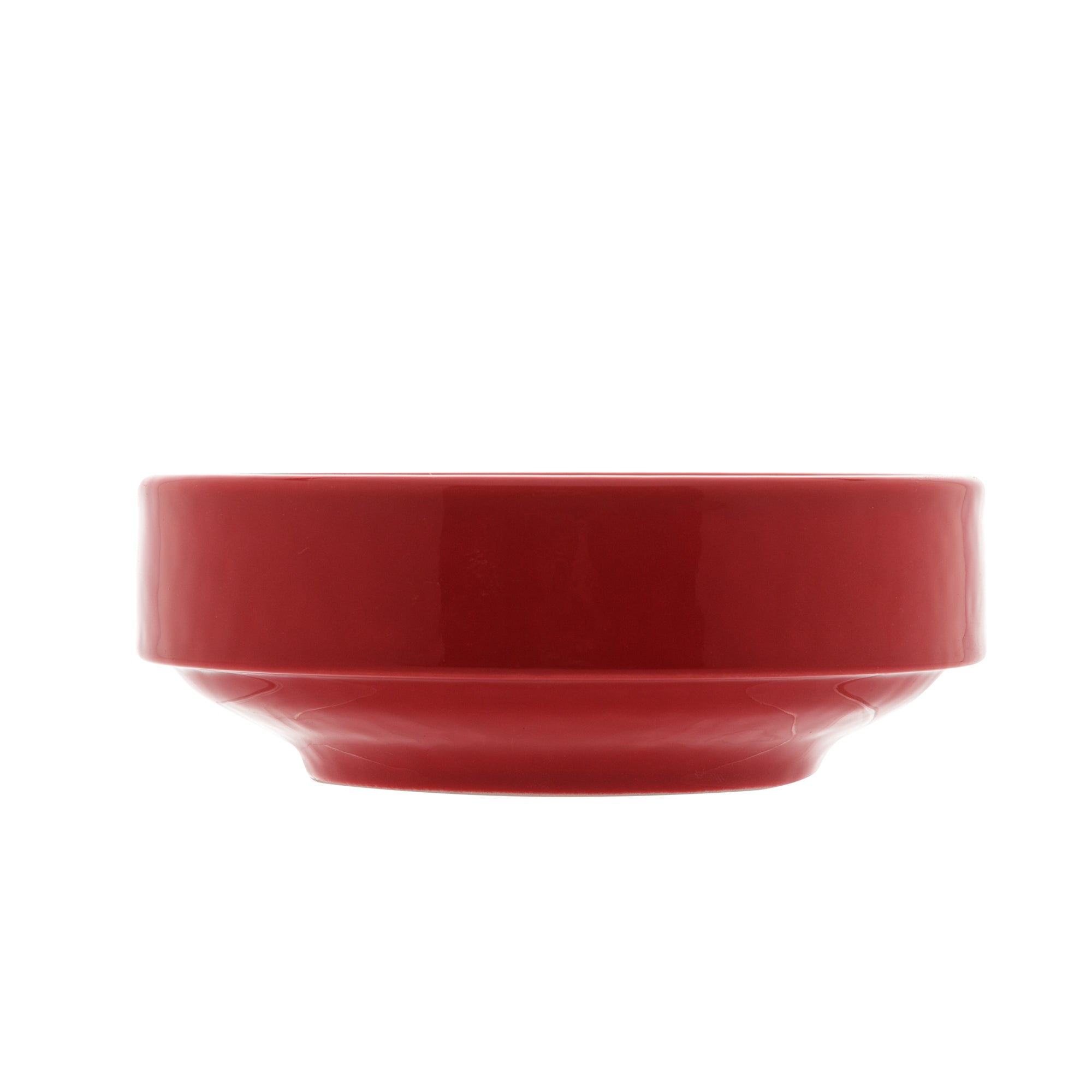 Vadim Collection Red Ceramic Bowls 16x6cm Set of 4
