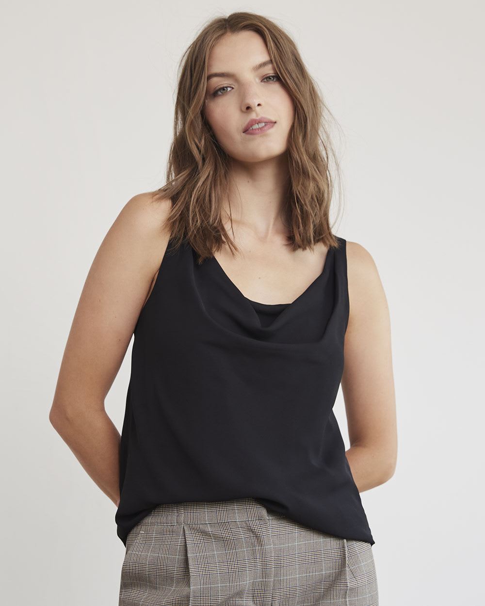 Silky Crepe U-Neck Cami