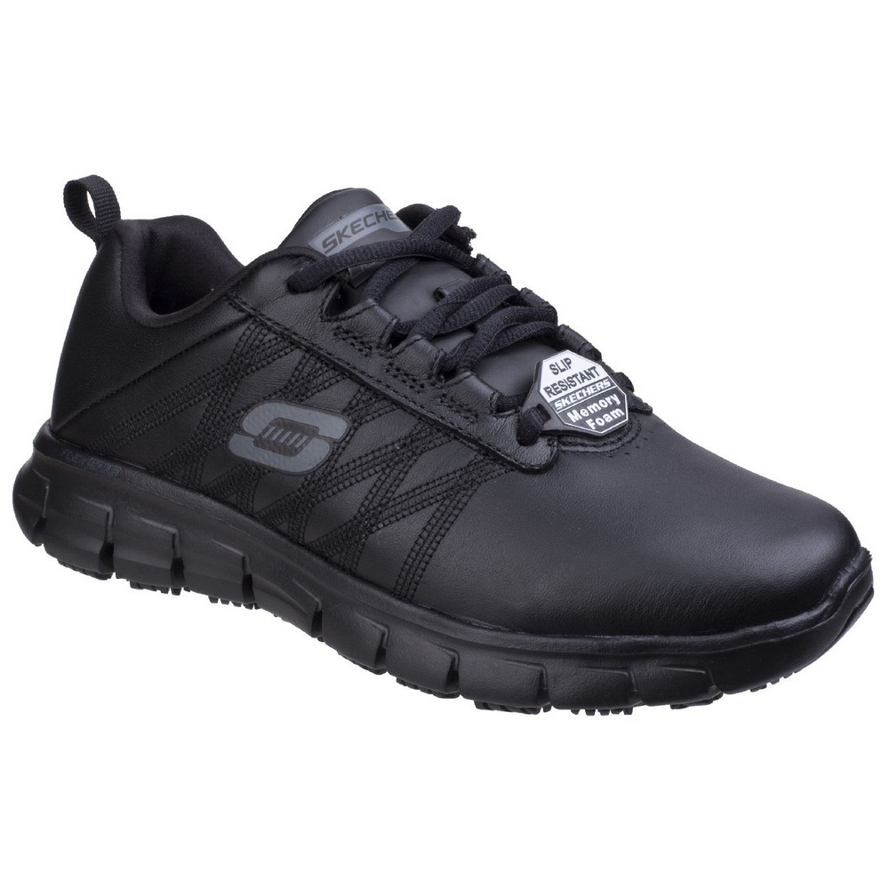 Skechers - Womens/Ladies SK76576EC Sure Track Erath SR Ladies Lace Up Shoes
