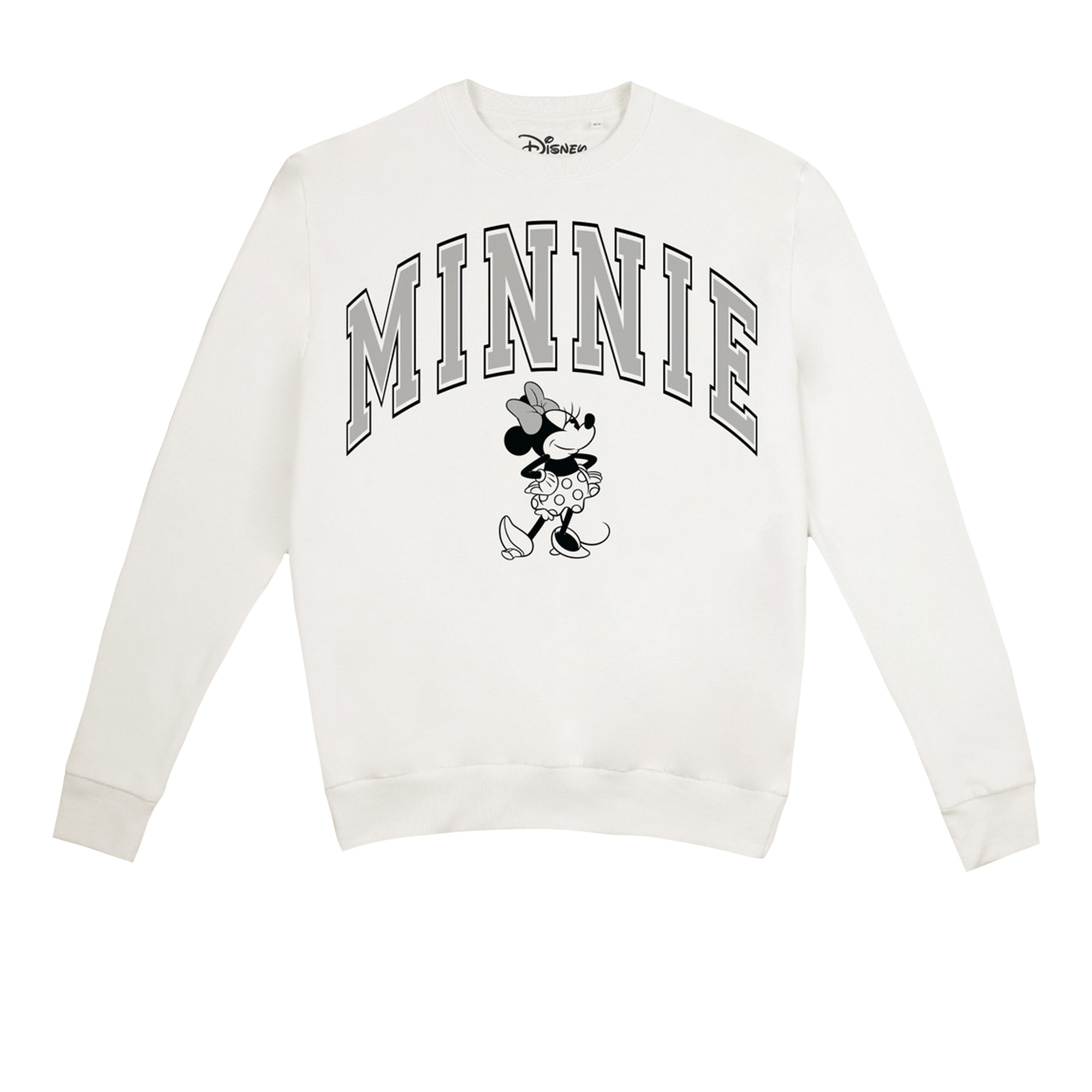 Disney - Womens/Ladies Collegiate Minnie Mouse Sweatshirt