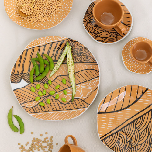 Oxford Ryo Roots 20 Pieces Dinnerware Set Service for 4