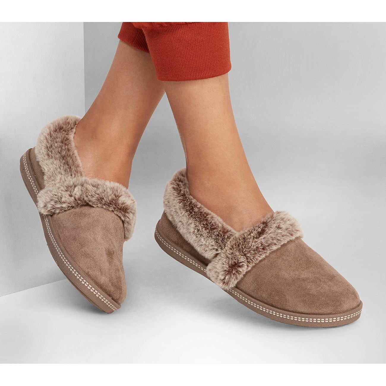 Skechers - Womens Fur Lined Slipper