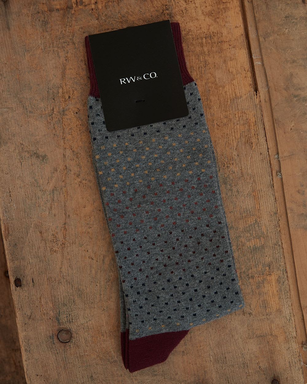 Gradient Micro Dot Socks