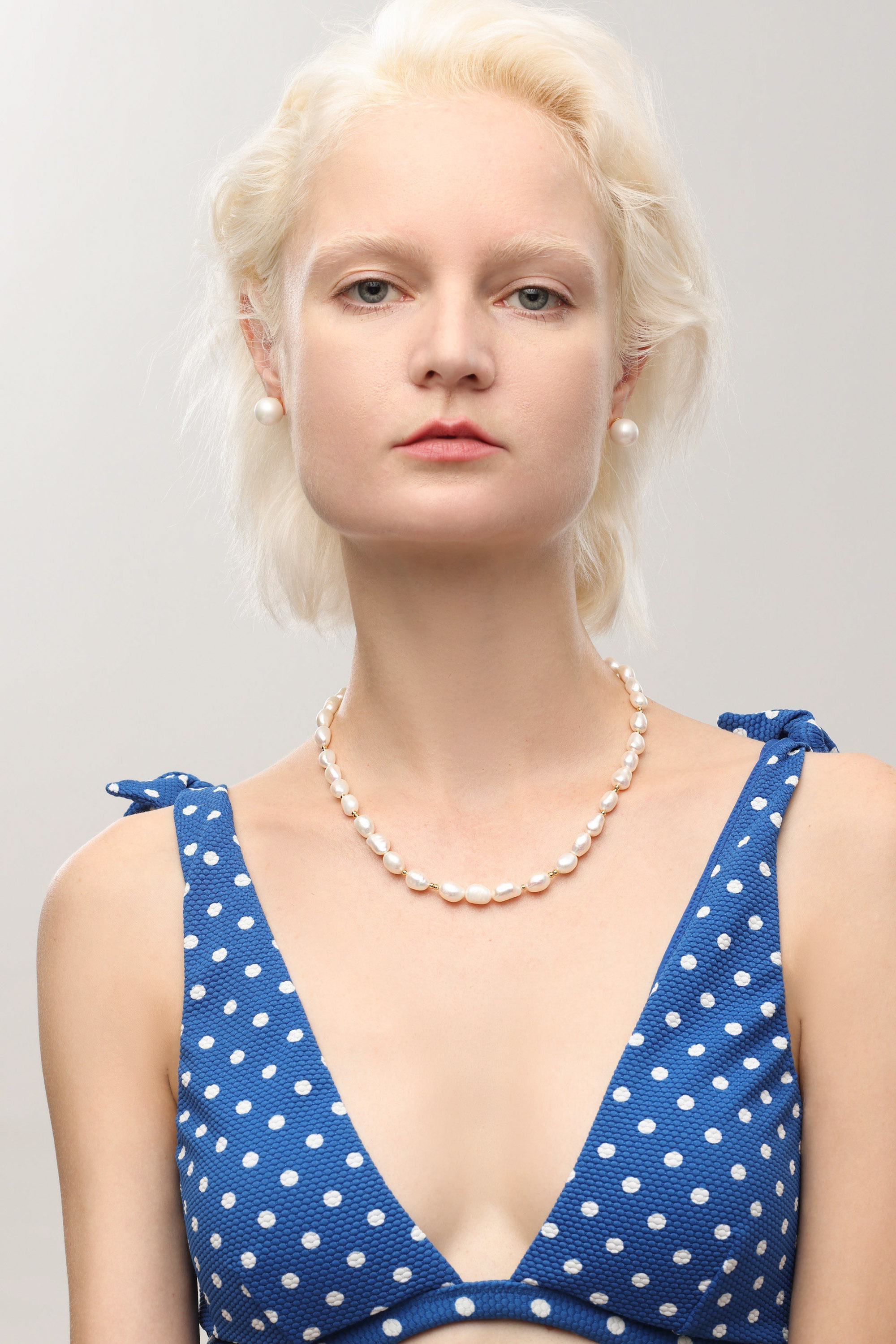 Classicharms-Mera Baroque Pearl Beaded Necklace