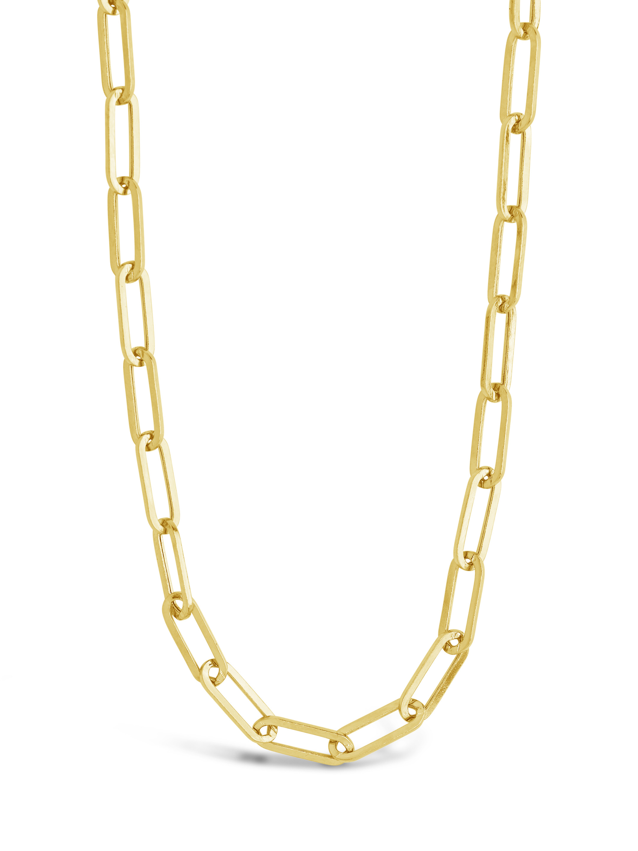 Sterling Forever - 14k Italian Gold Paperclip Chain