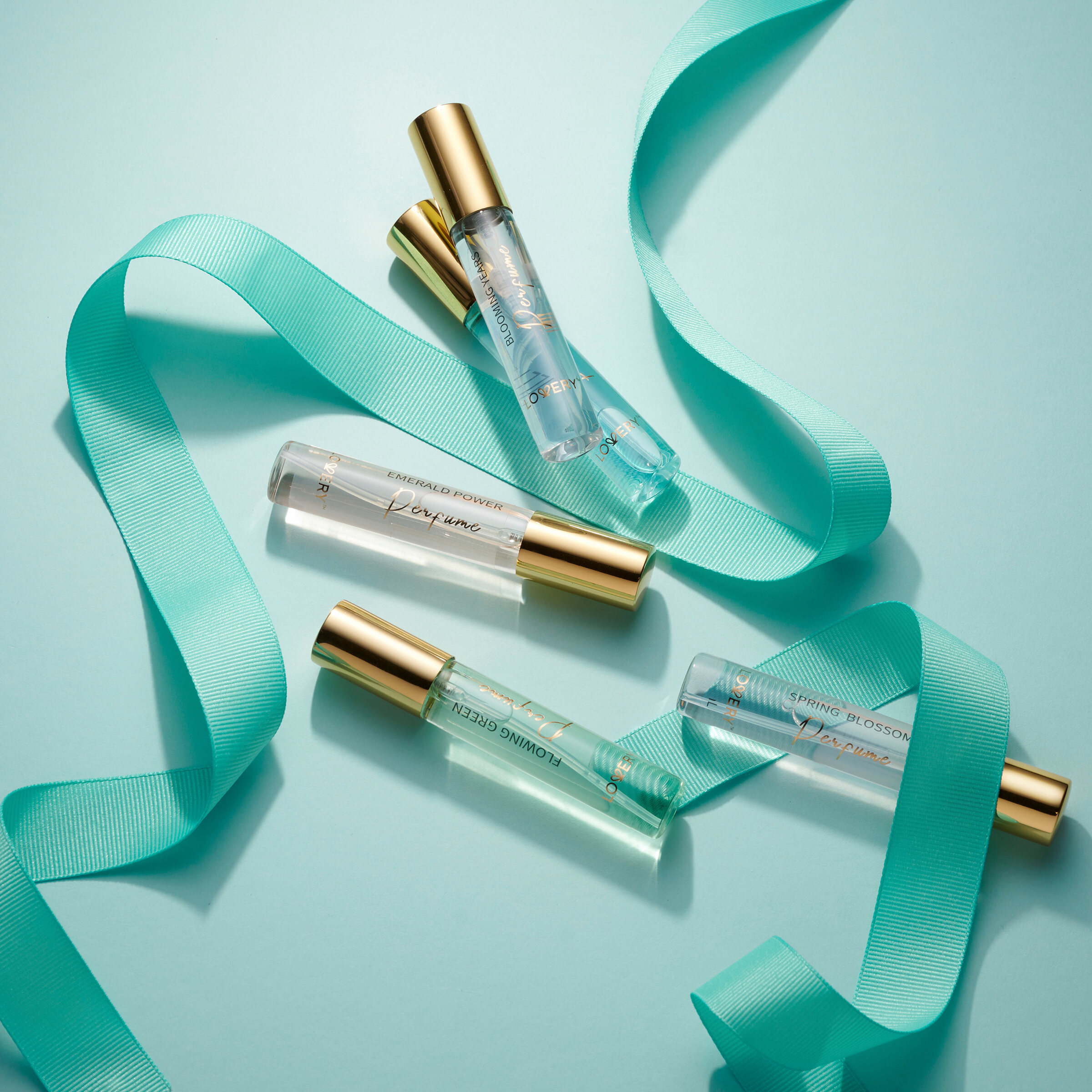 Lovery 5pc Mini Perfumes For Travel Gifts, Solo Scent And Layering Fragrances With Pouch