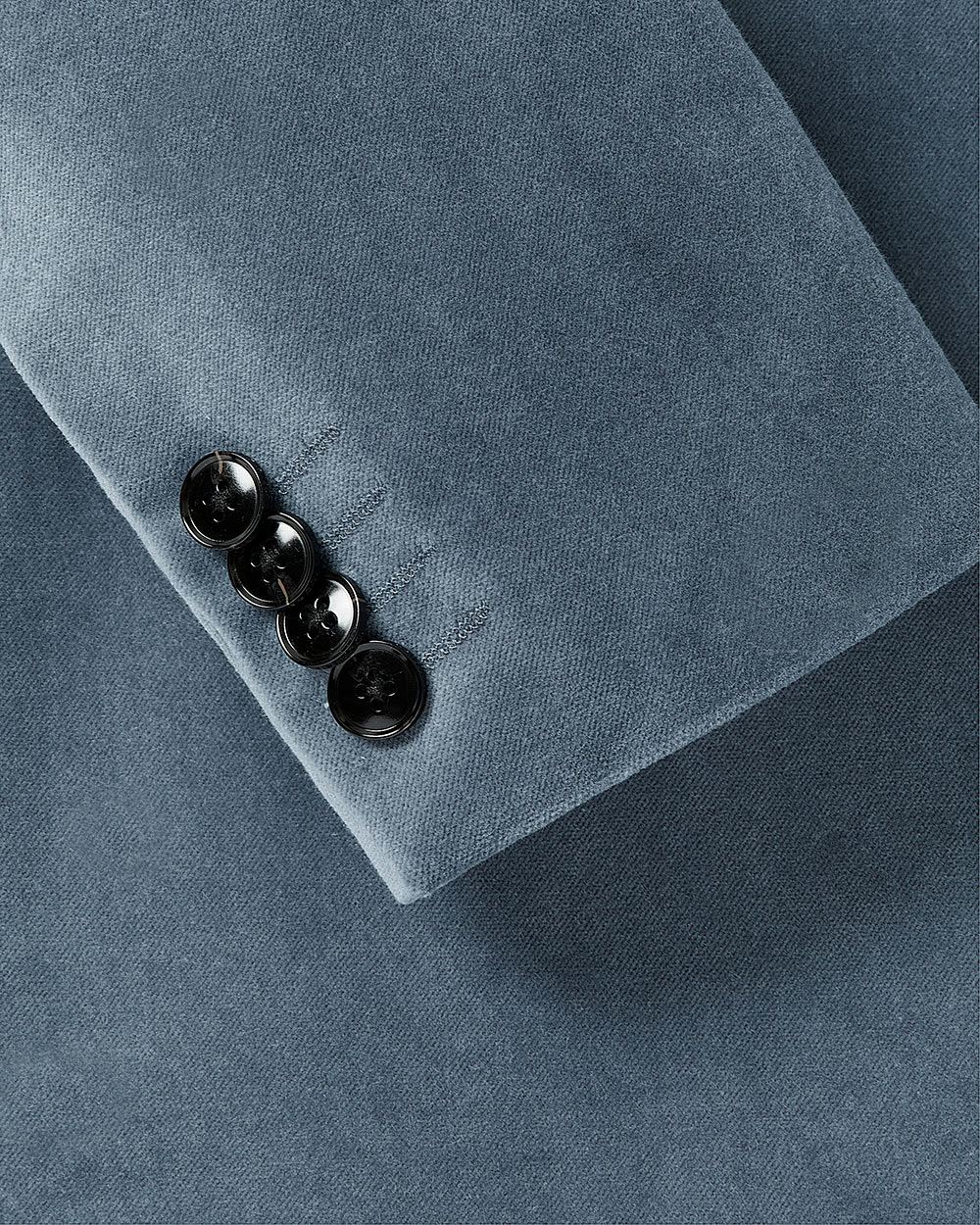 Tailored-Fit Velvet Suit Blazer