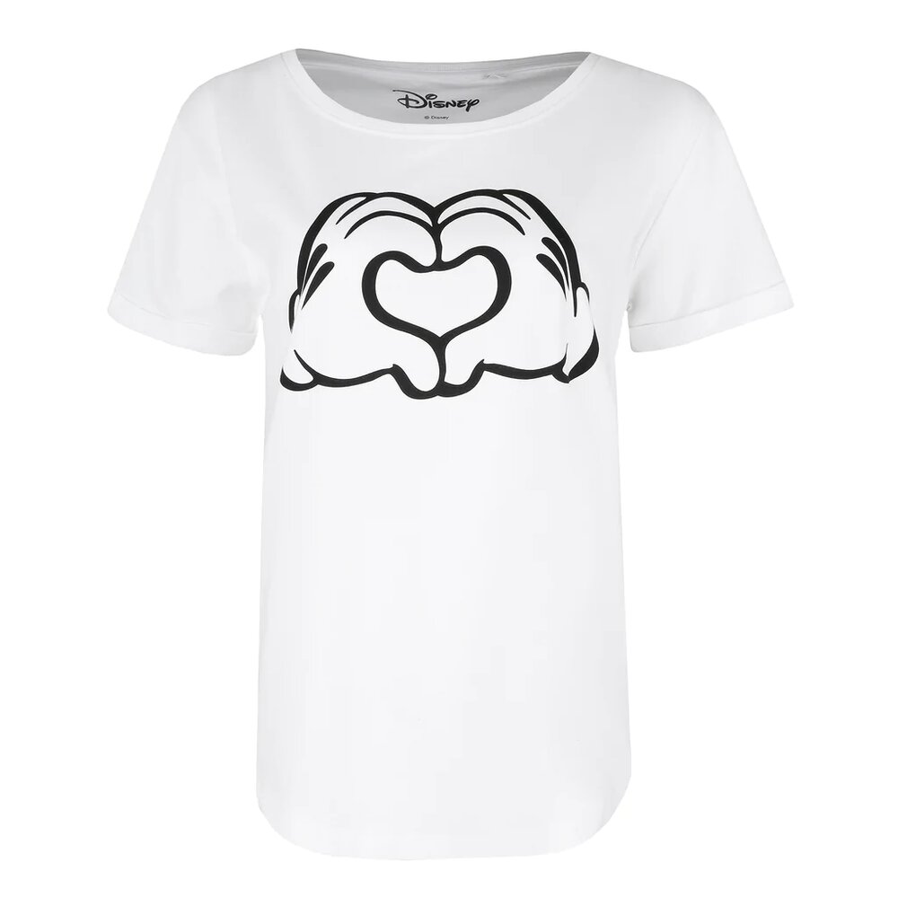 Disney - Womens/Ladies Love Hands Mickey Mouse T-Shirt