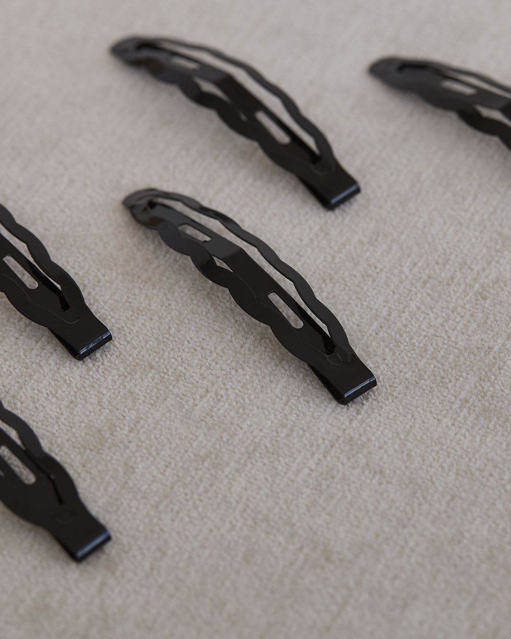 Black Hair Pins, Set of 5