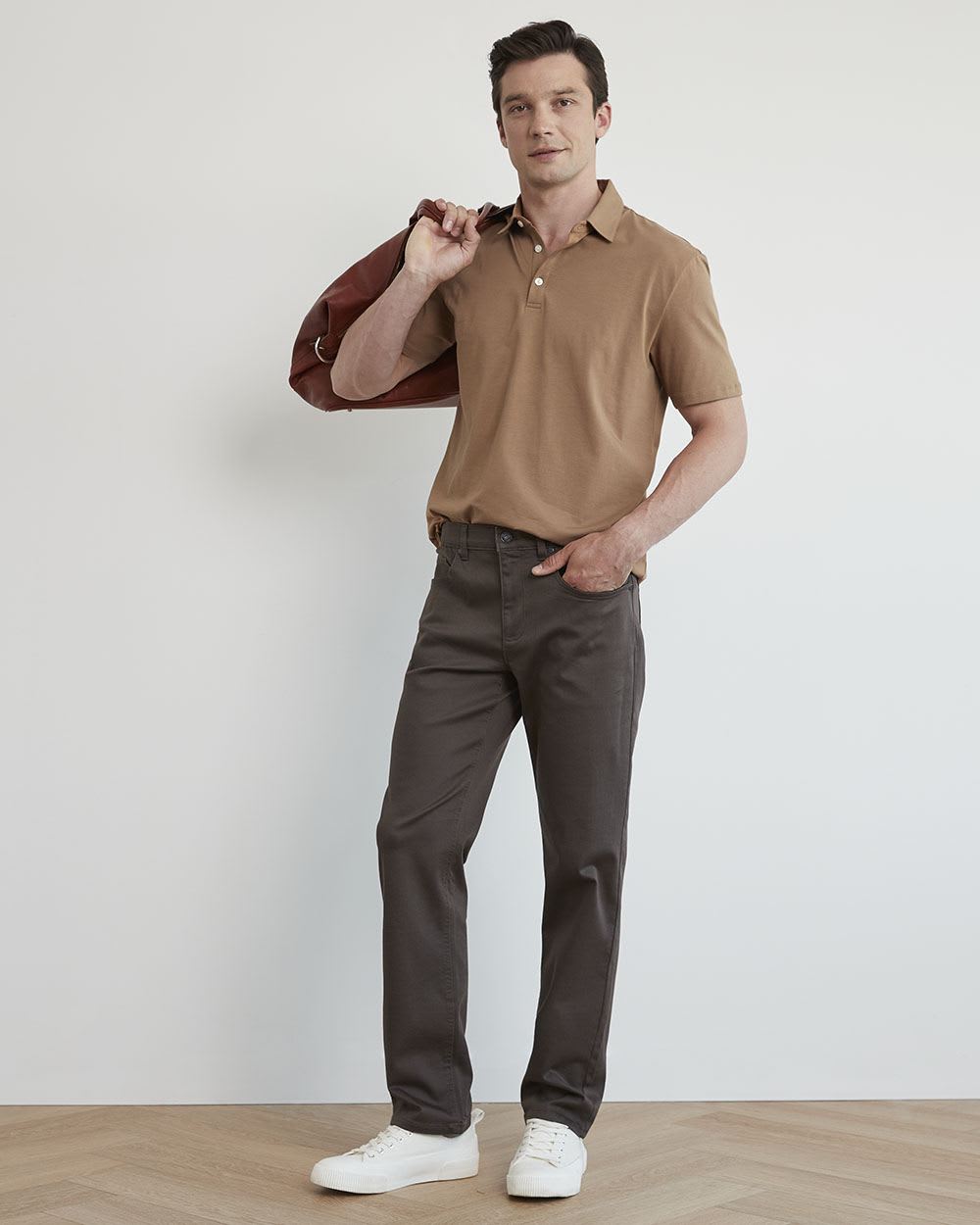 Straight Leg Super Stretch 5-Pocket Pant