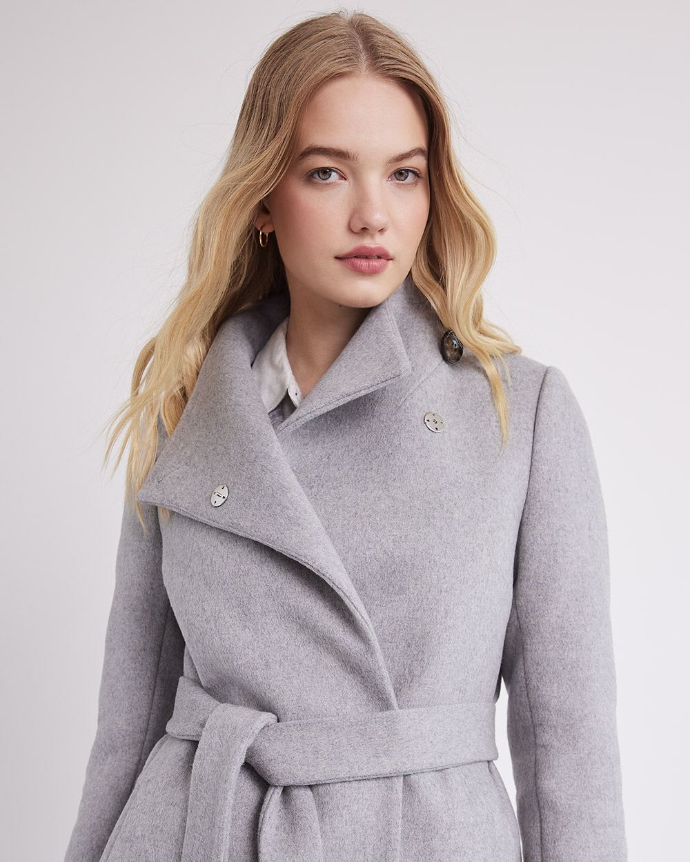 Classic Wool Coat with Polyfill Insulation