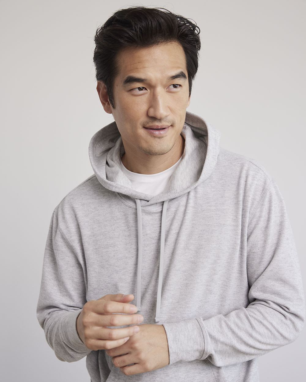 Jacquard Hoodie with Kangaroo Pocket