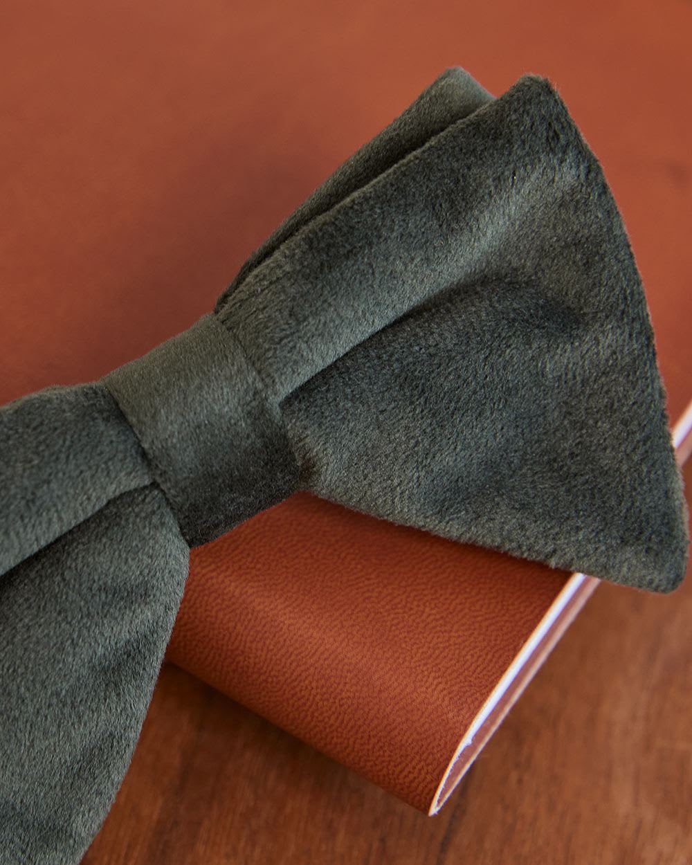 Solid Velvet Bow Tie