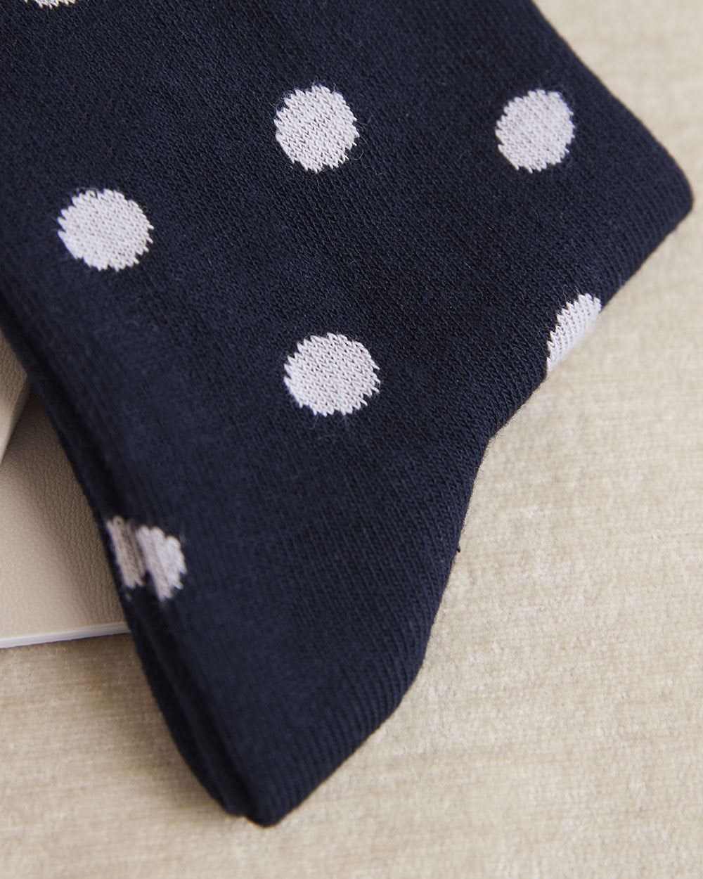 Crew Socks with Big Dots