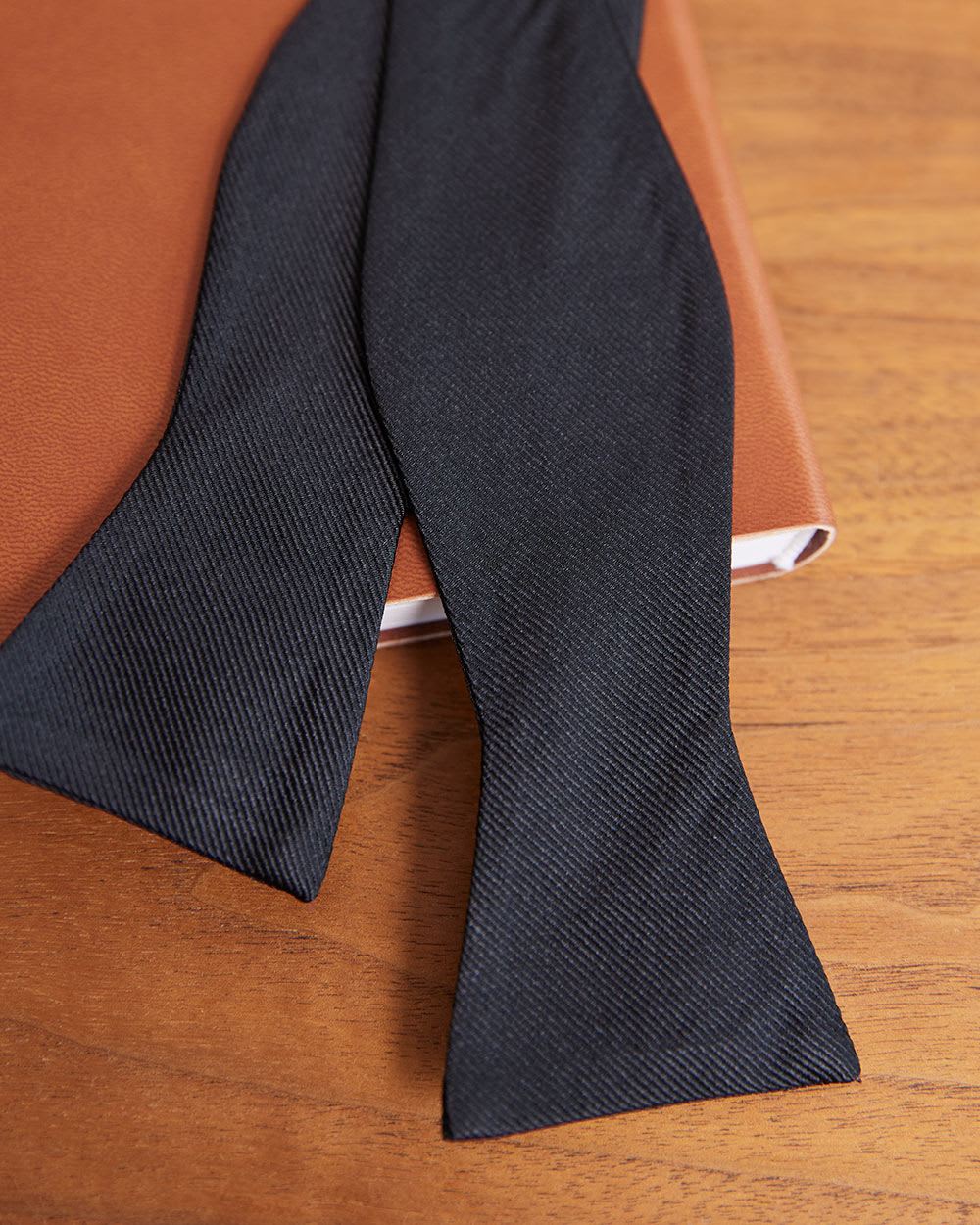 Black Self-Tie Bow Tie