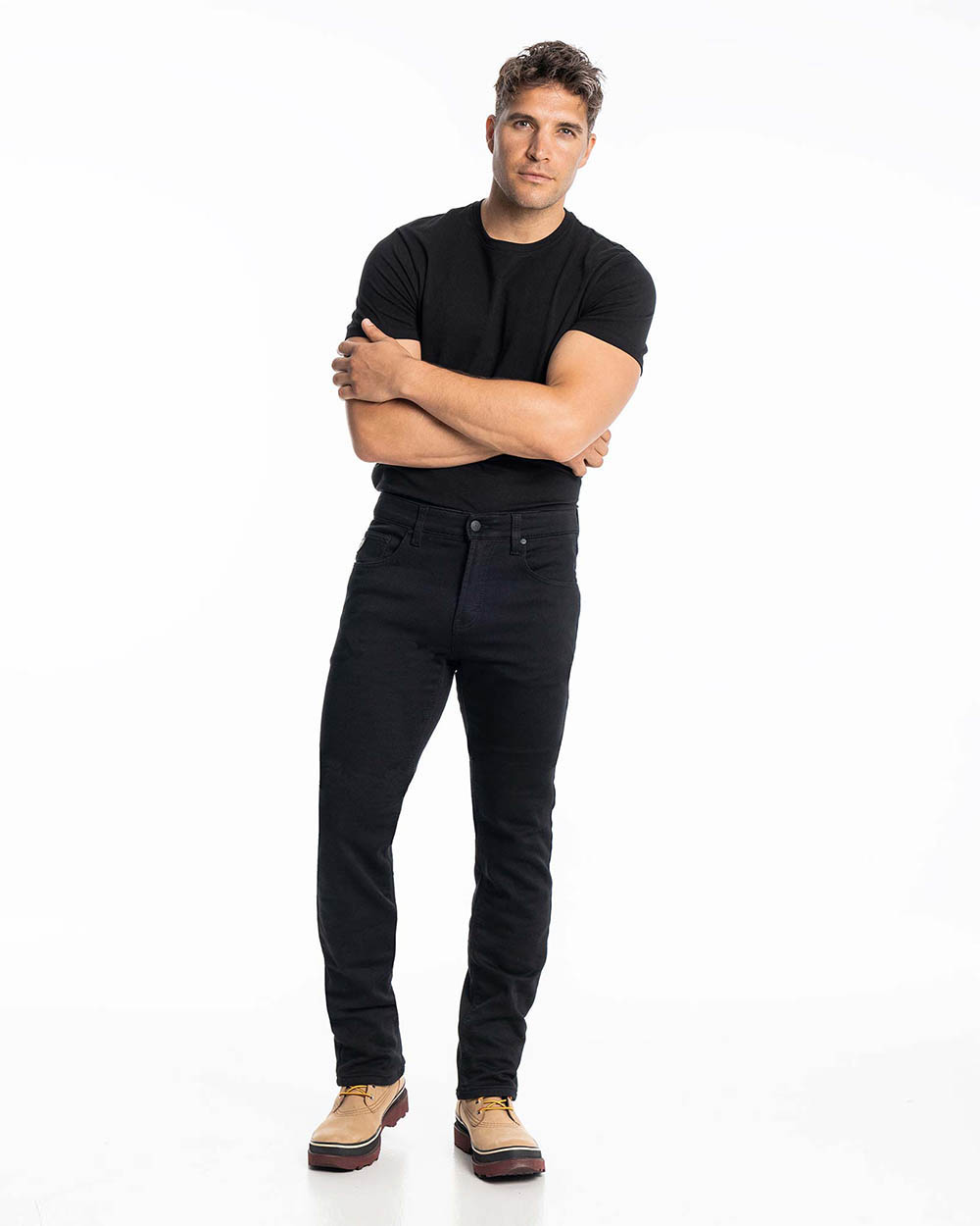 LOIS - Brad Slim Black Bonded Jeans