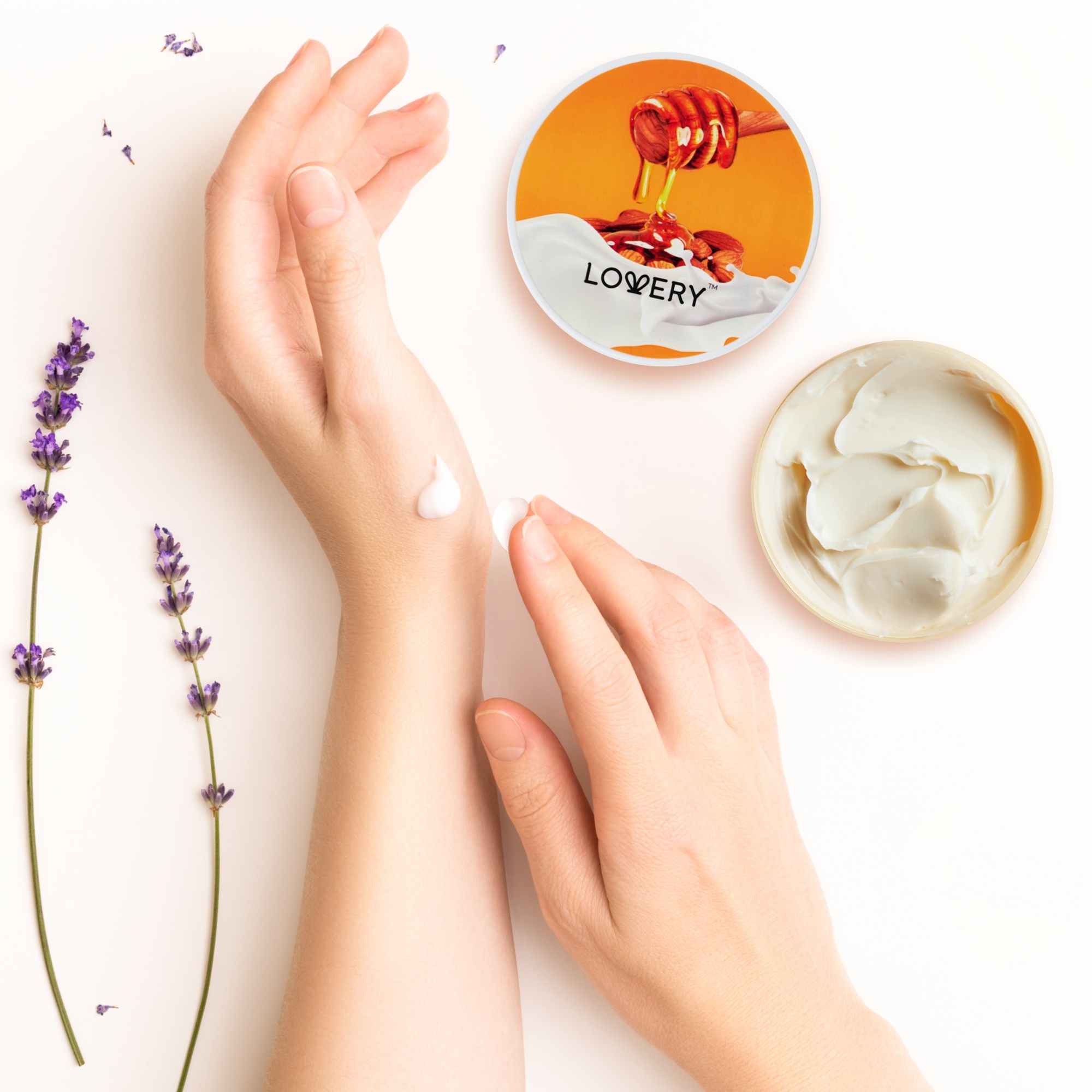 Lovery Almond Milk And Honey Whipped Body Butter - 2 Pack - 23 Ounces