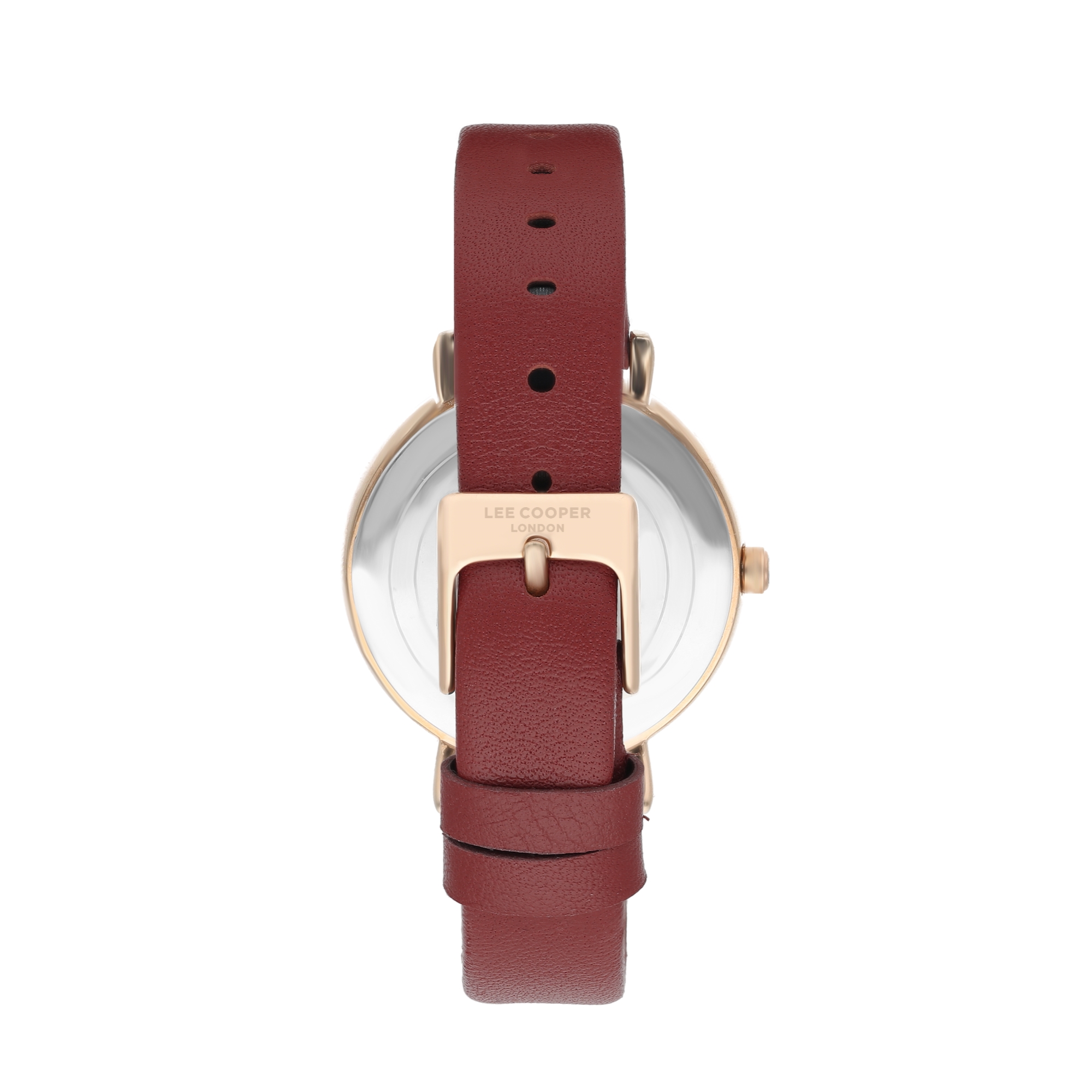 LEE COOPER-Women's Rose Gold 34mm watch w/White Dial