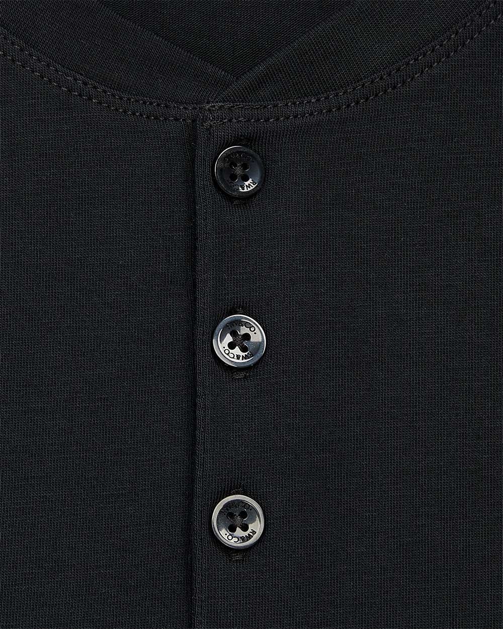 Supima Cotton (R) Henley Short Sleeve T-Shirt