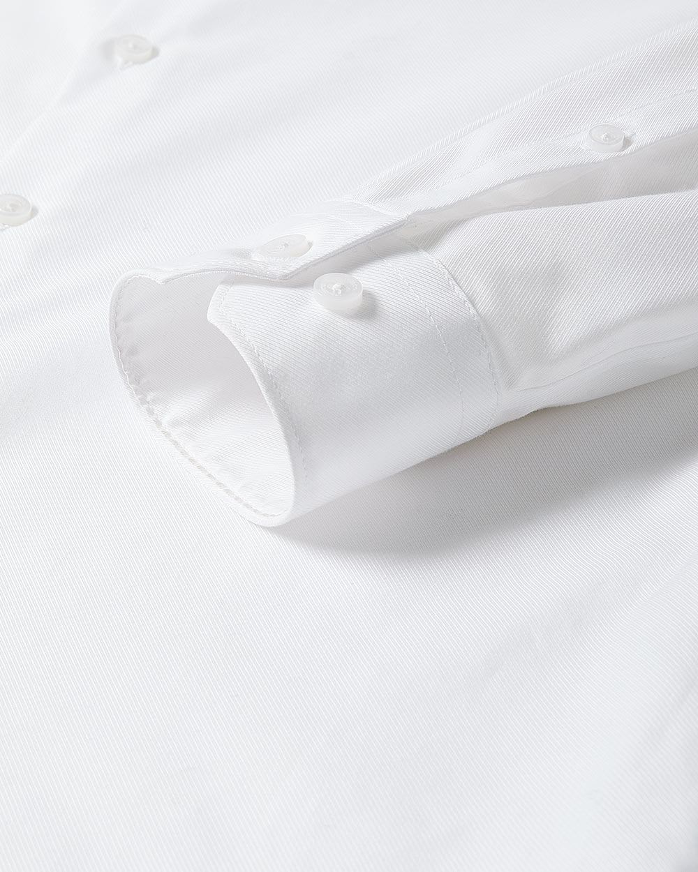 Solid Easy-care Twill Dress Shirt