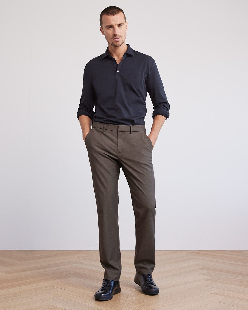 Long-Sleeve Supima (R) Cotton Polo