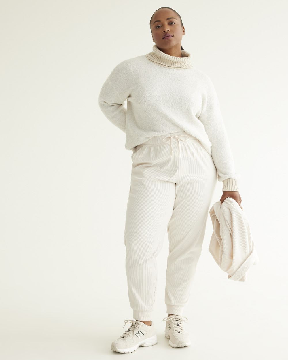 Velvet Ottoman-Knit Jogger - Hyba