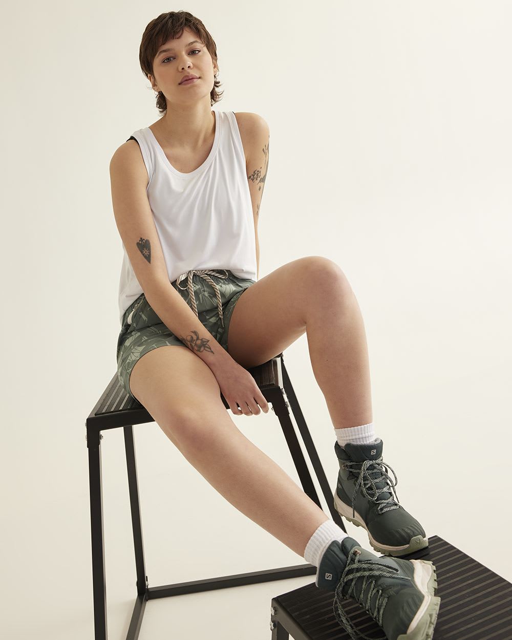 Sleeveless Scoop-Neck Top, Dry Lux Hyba Essentials