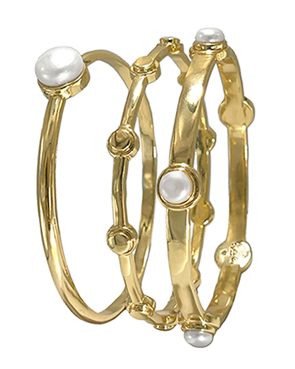 Anacaona Set Of Three Bangle Bracelets - Syd + Pia NYC™