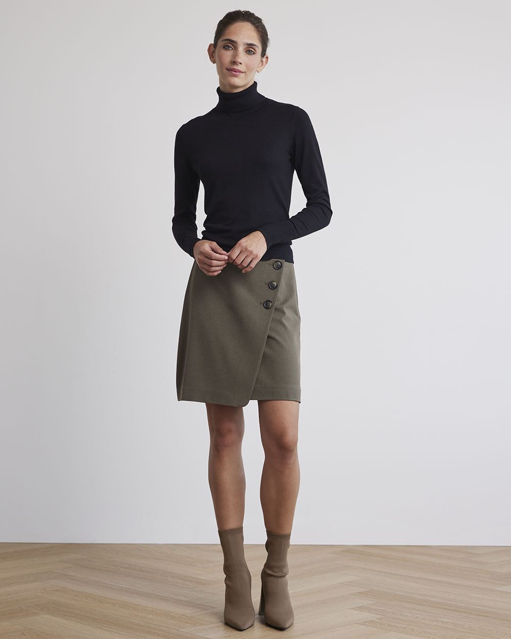 Long-Sleeve Turtleneck Sweater