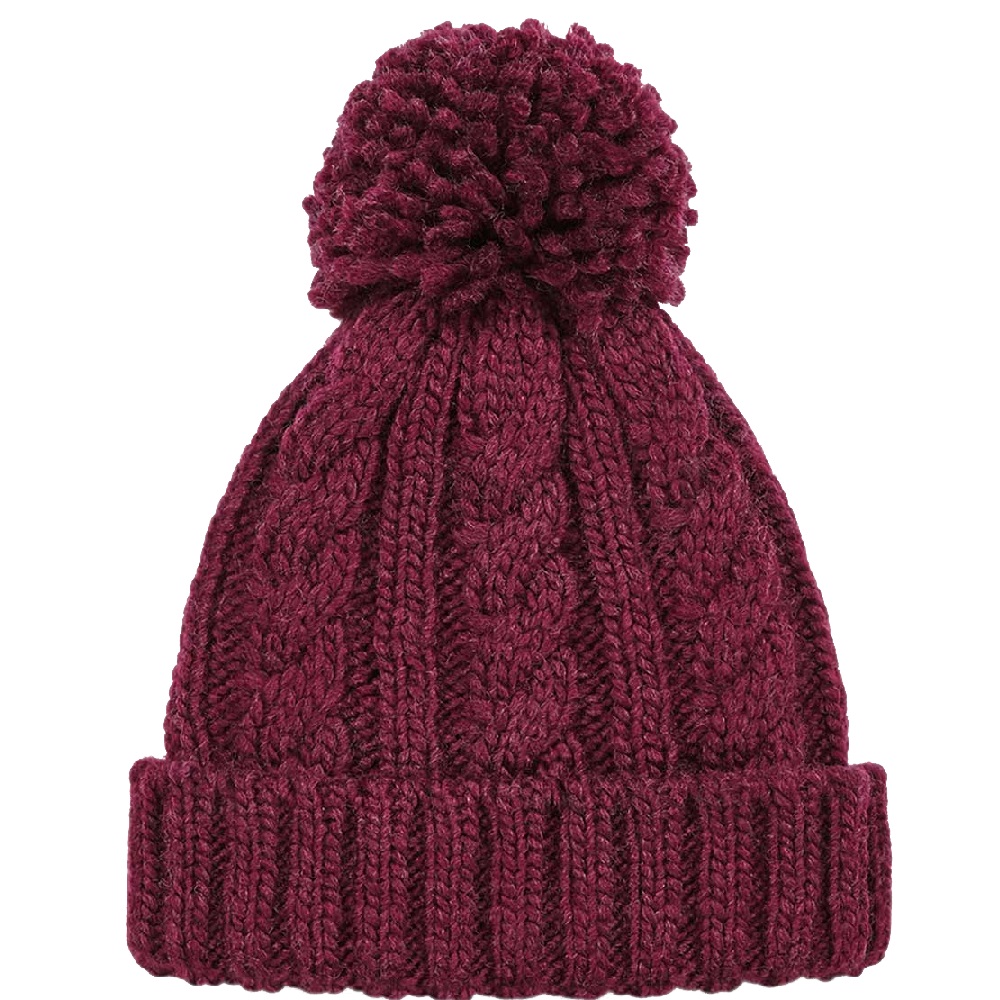 Beechfield - ® Unsiex Adults Cable Knit Melange Beanie