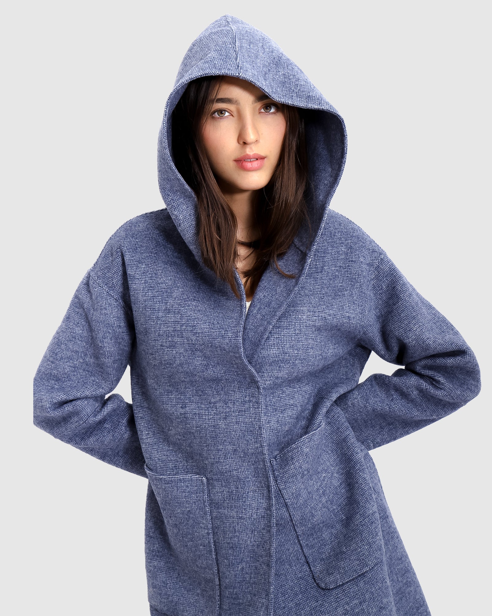 Belle & Bloom Walk This Way Wool Blend Oversized Coat