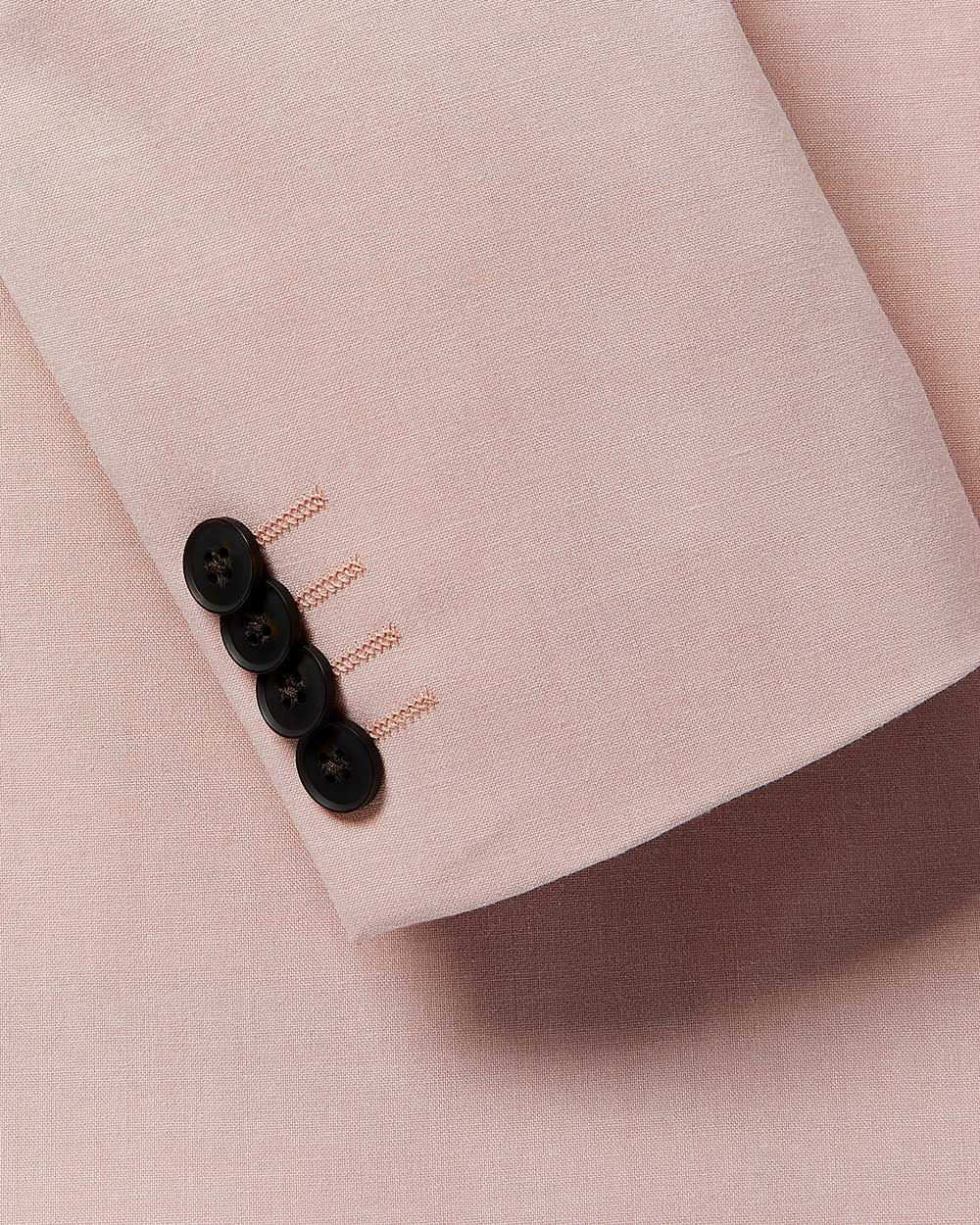 Slim Fit Light Pink Suit Blazer