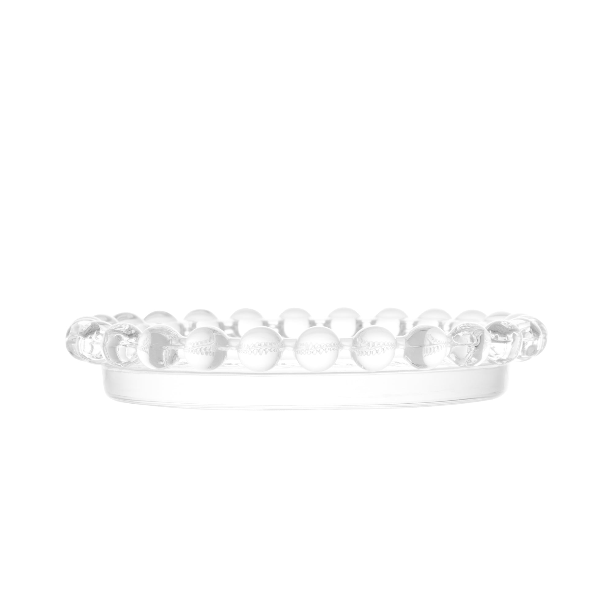 Pearl Collection Crystal Bread Plates 10cm Set of 4