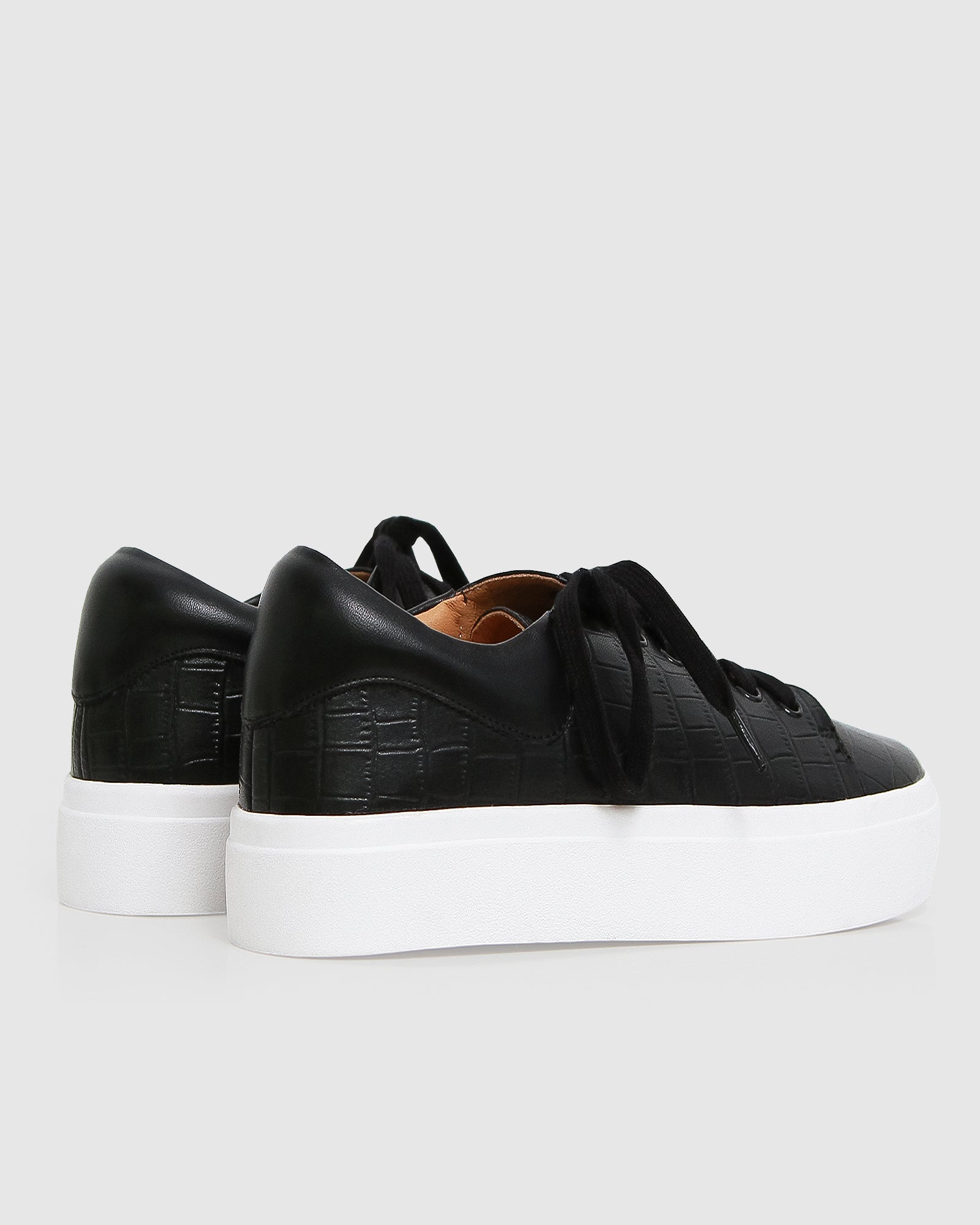 Belle & Bloom Just A Dream Croc Leather Sneaker