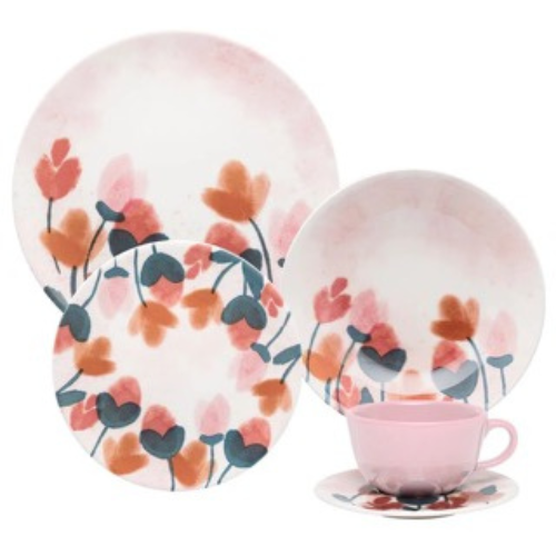 Oxford Unni Lisse 20 Pieces Dinnerware Set Service for 4