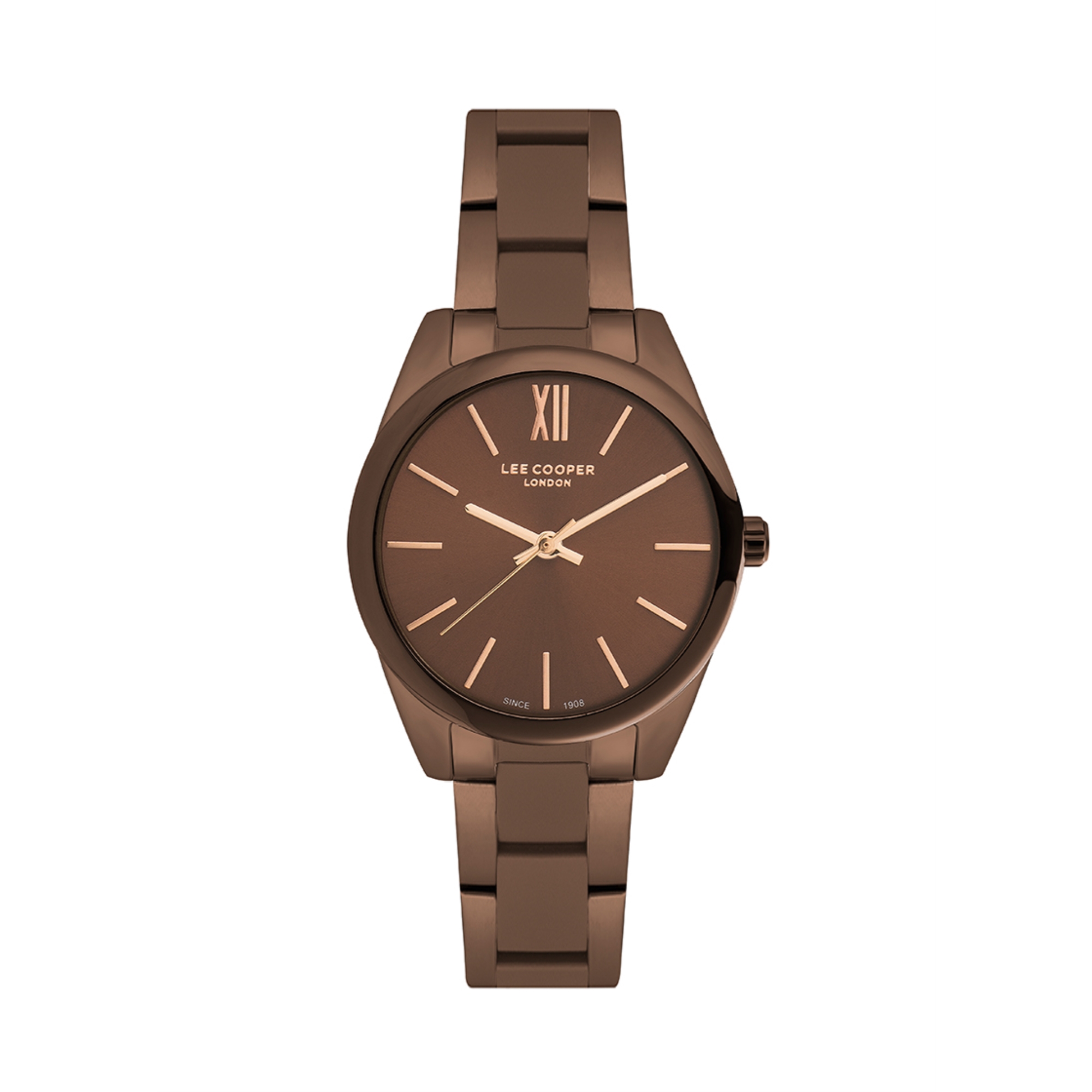 LEE COOPER-Women's Brown 35mm watch w/Brown Dial