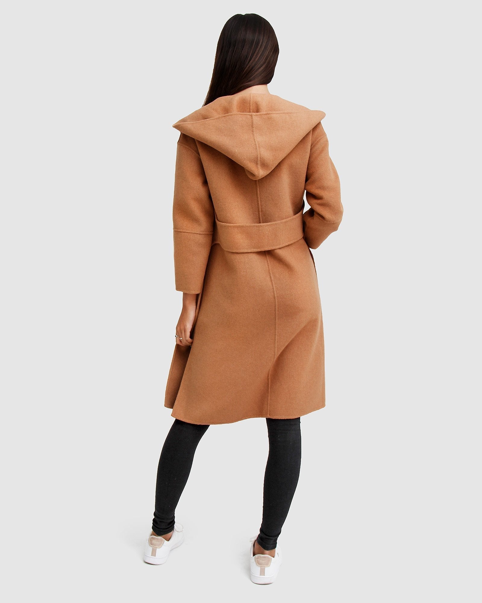 Belle & Bloom Walk This Way Wool Blend Oversized Coat