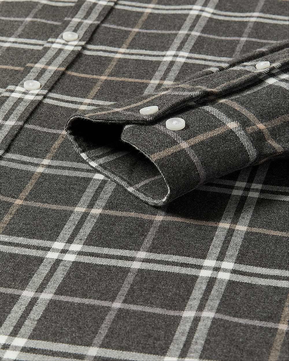Regular-Fit Plaid Flannel Shirt