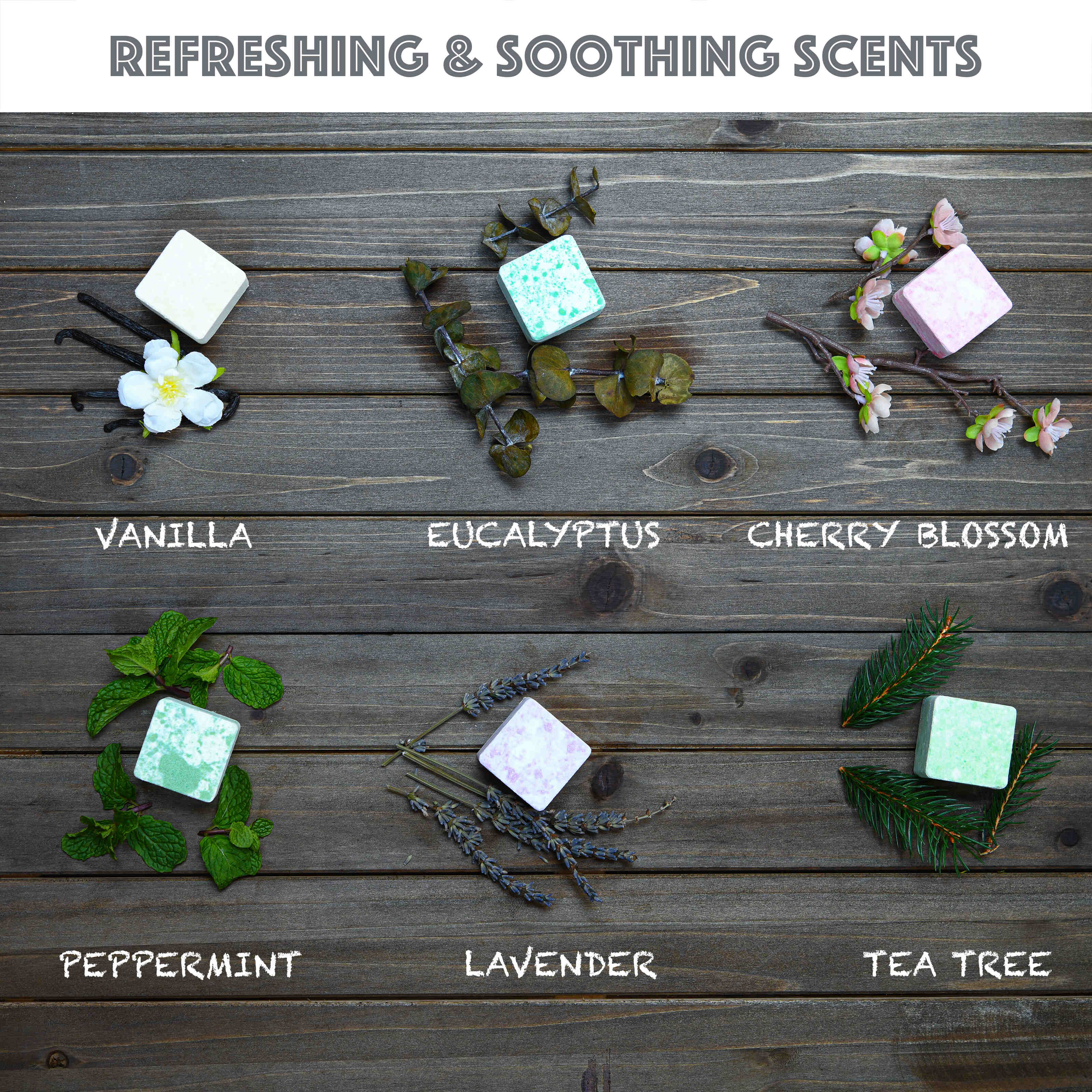 Lovery Aromatherapy Shower Steamers Gift Box, 12 Handmade Shower Bombs