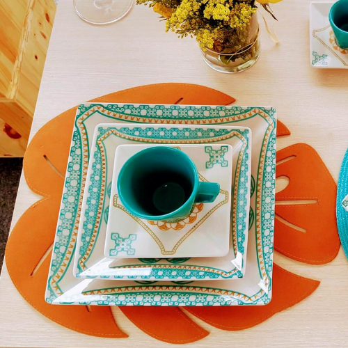 Oxford Quartier Domo 20 Pieces Dinnerware Set Service for 4